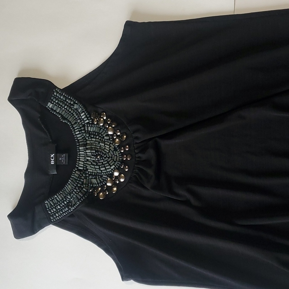 BCX Sleeveless Beaded Sz Medium